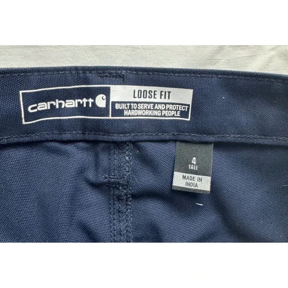 Carhartt Womens Rugged Professional Rugged Flex Canvas Work Pants 4 Tall - Picture 4 of 16